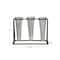 Hello Honey® Bloomingville 9" Test Tube Vases in Black Metal Stand